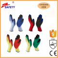 10 Gauge Polycotton Double Dipping Fingergreifer Bunte Latexhandschuhe